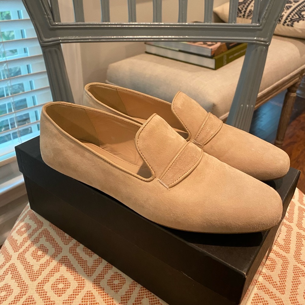 J Crew Georgie Suede penny loafers